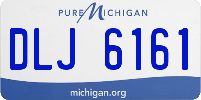 MI license plate DLJ6161