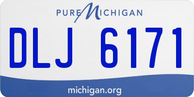 MI license plate DLJ6171