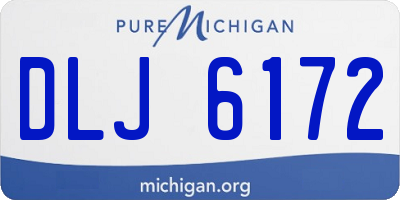 MI license plate DLJ6172