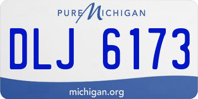 MI license plate DLJ6173