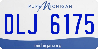 MI license plate DLJ6175