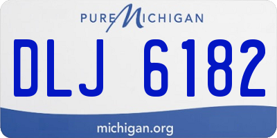 MI license plate DLJ6182
