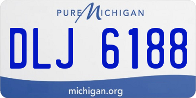 MI license plate DLJ6188