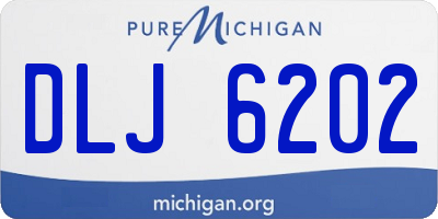 MI license plate DLJ6202