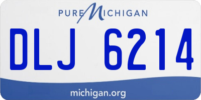 MI license plate DLJ6214