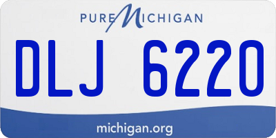 MI license plate DLJ6220