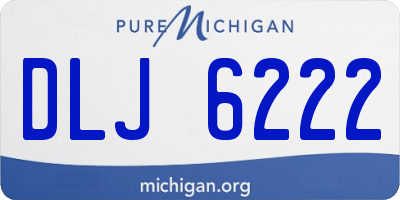 MI license plate DLJ6222