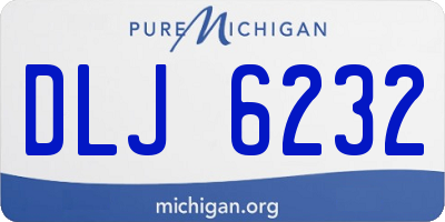 MI license plate DLJ6232