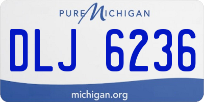 MI license plate DLJ6236