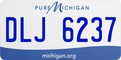 MI license plate DLJ6237