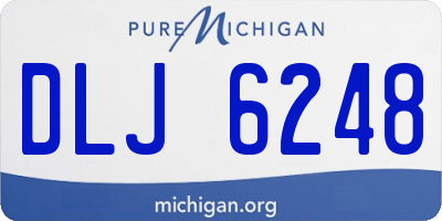 MI license plate DLJ6248