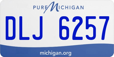 MI license plate DLJ6257