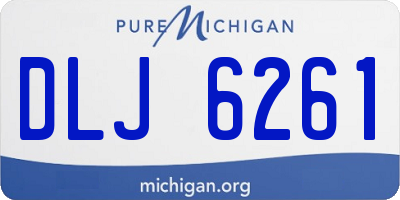MI license plate DLJ6261