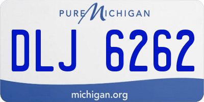 MI license plate DLJ6262