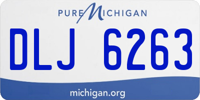 MI license plate DLJ6263