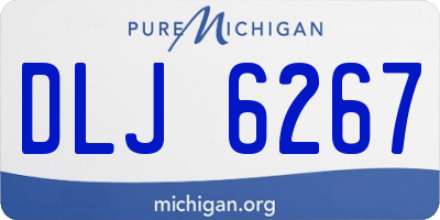 MI license plate DLJ6267