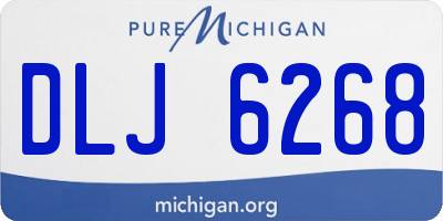 MI license plate DLJ6268