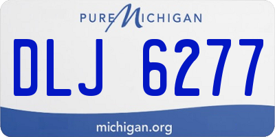 MI license plate DLJ6277