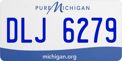 MI license plate DLJ6279