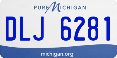 MI license plate DLJ6281