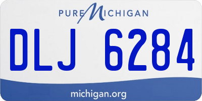 MI license plate DLJ6284