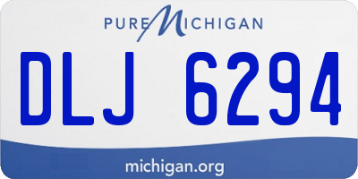 MI license plate DLJ6294