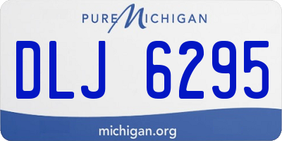 MI license plate DLJ6295
