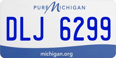 MI license plate DLJ6299