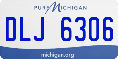 MI license plate DLJ6306