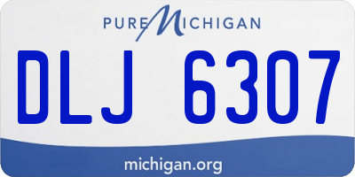 MI license plate DLJ6307