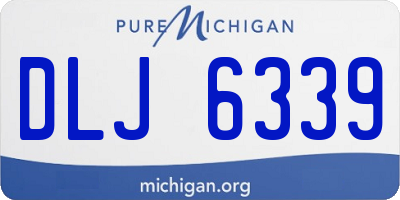 MI license plate DLJ6339