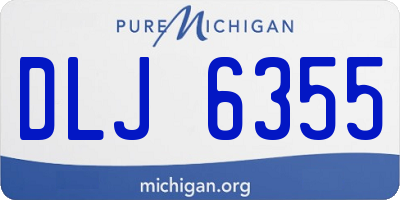 MI license plate DLJ6355