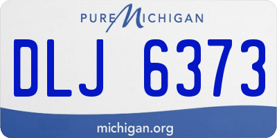 MI license plate DLJ6373