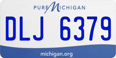 MI license plate DLJ6379