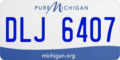 MI license plate DLJ6407