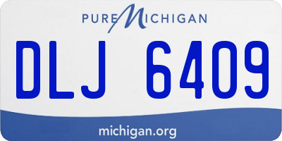 MI license plate DLJ6409