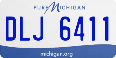 MI license plate DLJ6411
