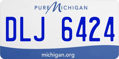 MI license plate DLJ6424