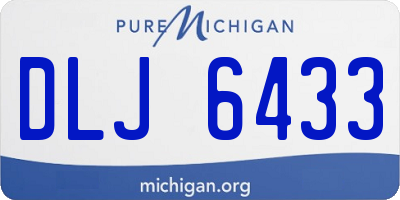 MI license plate DLJ6433