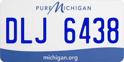 MI license plate DLJ6438