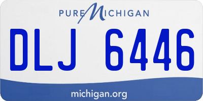 MI license plate DLJ6446