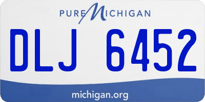 MI license plate DLJ6452