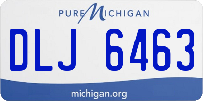 MI license plate DLJ6463