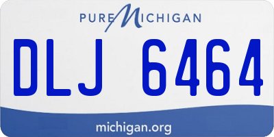 MI license plate DLJ6464