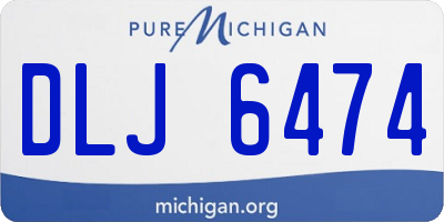 MI license plate DLJ6474