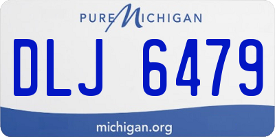 MI license plate DLJ6479