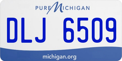 MI license plate DLJ6509