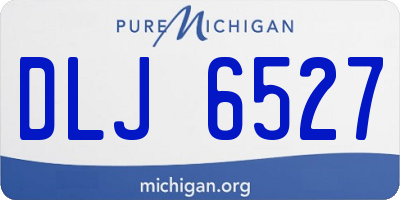 MI license plate DLJ6527