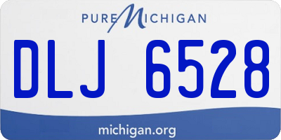 MI license plate DLJ6528