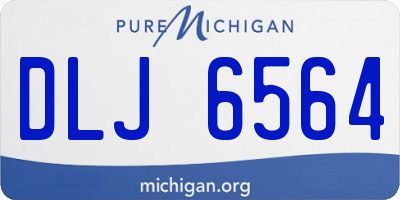 MI license plate DLJ6564